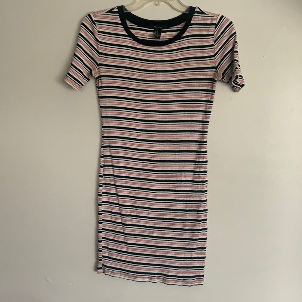 Striped stretchy dress -GUC! $7